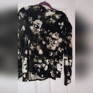 Simply Vera Vera Wang Women's Floral Long-Sleeve Top – Size L